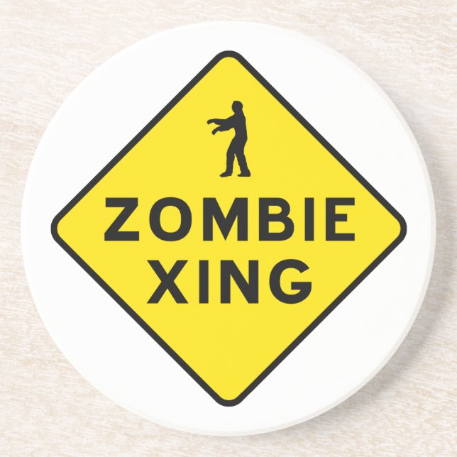 Posavasos Zombie Crossing Coaster (Frente)