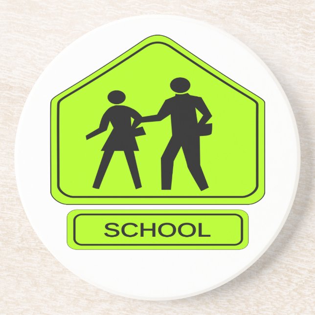 Posavasos Zona escolar (Frente)