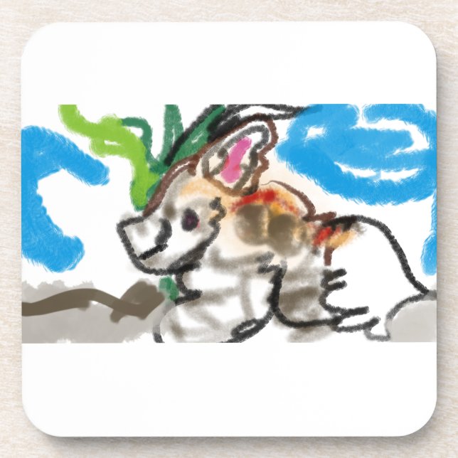 Posavasos Zorro de Fennec (Frente)