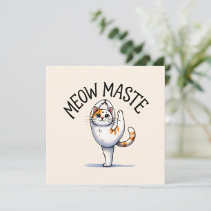 Pose de yoga para gato - maste