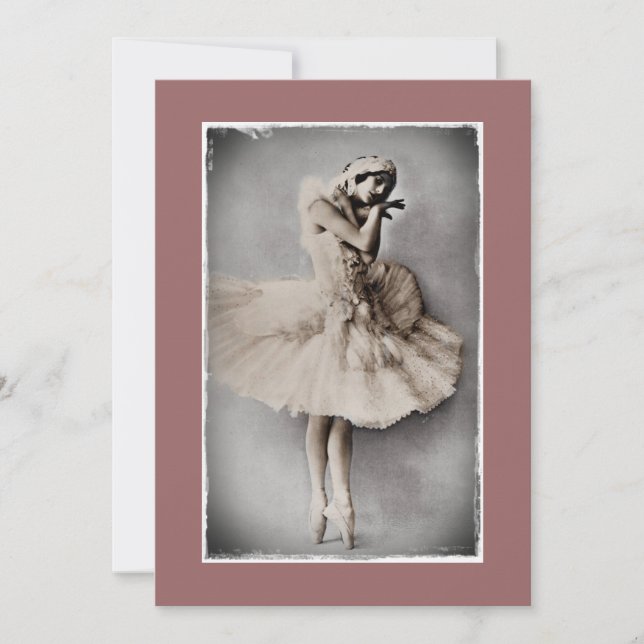 Posed en Pointe (Anverso)