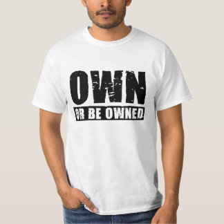 Poseer o ser camiseta (negro-apenada) poseída del