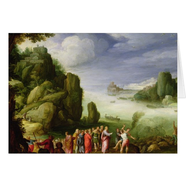 Poseído de Gerasa, 1608 de la cura de Cristo (Anverso (Horizontal))