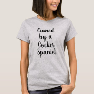Poseído por una camiseta de cocker spaniel