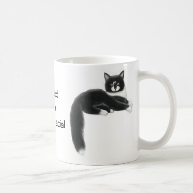 Poseído por una taza especial del gato (Derecha)