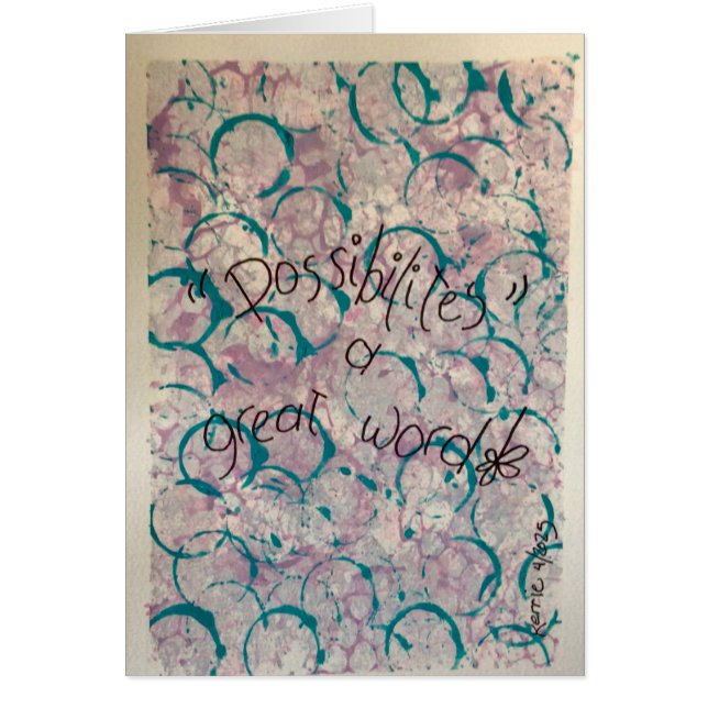 "Posibilidades" (Frente)