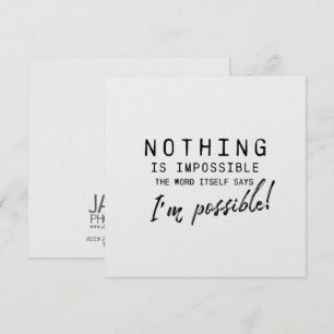POSIBILIDADES 5.25 x 5.25 tarjeta