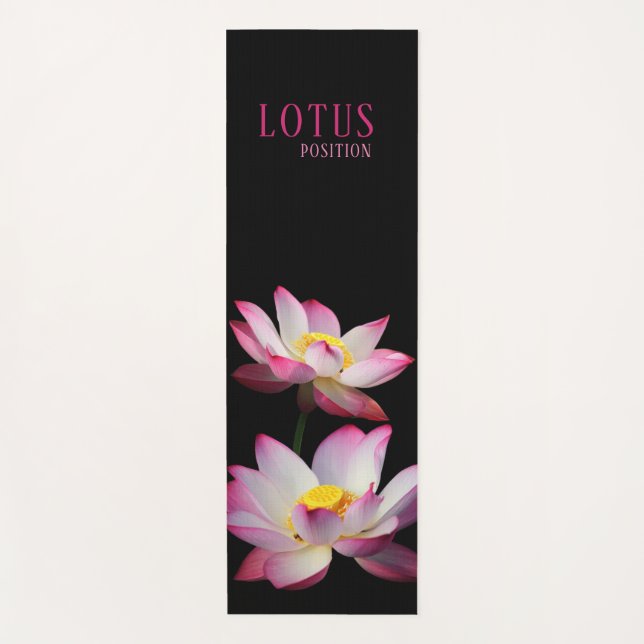Posición Lotus - Mat de yoga (Anverso)