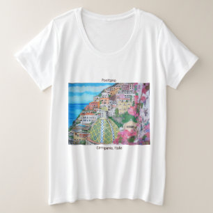 Positano - camiseta básica del tamaño extra gran