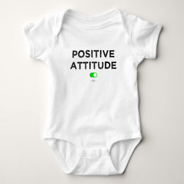 Positiva actitud - Body bebé (Anverso)