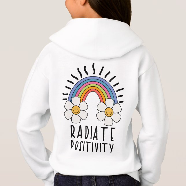 Positividad de radiación | Arcoiris y flores de co (Reverso)