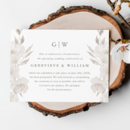 Posposición del Boda de fotografía floral neutral 