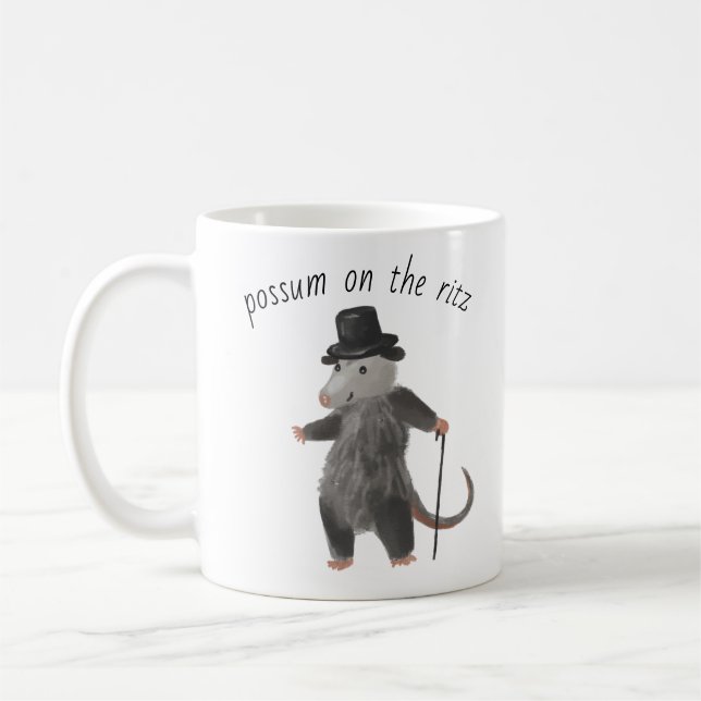 Possum en la taza de café Ritz (Izquierda)
