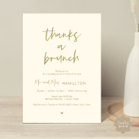 Post boda Brunch, gracias a una invitación de Brun