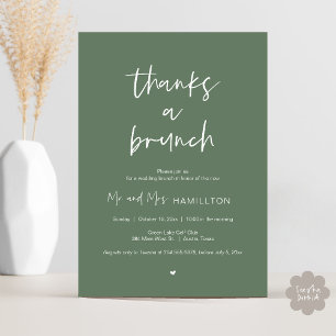 Post boda Brunch, gracias a una invitación de Brun