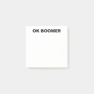 Post de Boomer OK - Notas graciosas de regalo de O