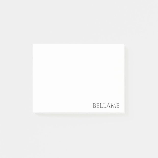 Post-it® 4" x 3" notas de post-it (Anverso)