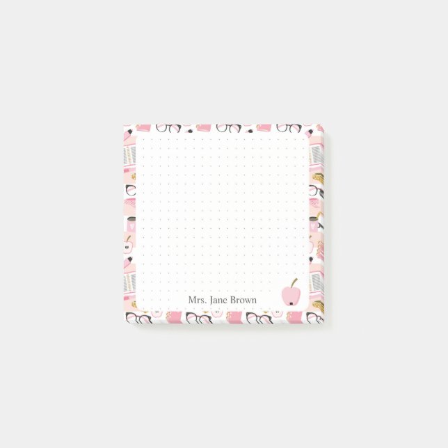 Post-it® Actividad abstracta y notas de post-it modernas en (Anverso)