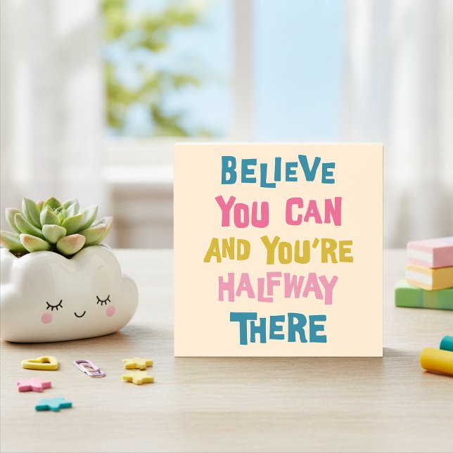 Post-it® Actos aleatorios de bondad notas positivas post-it (Believe you can and you're halfway there post-it notes!)