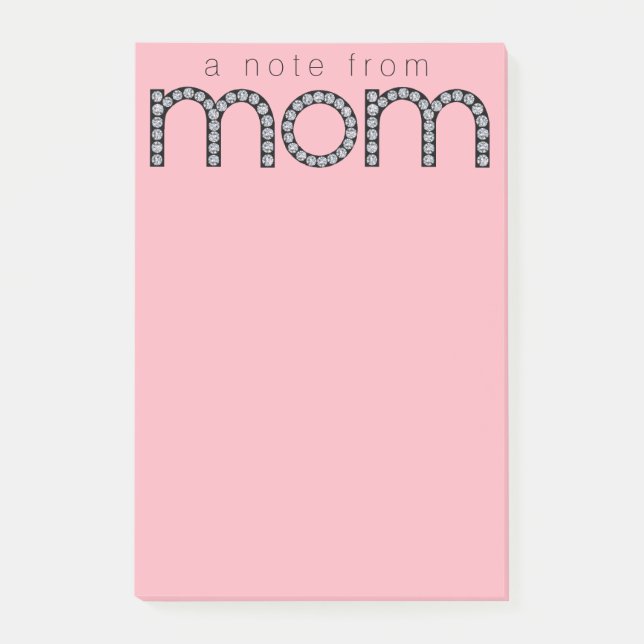 Post-it® Almohadilla de notas Post-it de Mom bling (Anverso)