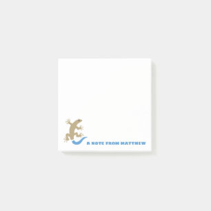 Post-it® Almohadilla de notas Post-it personalizada Blue Ta