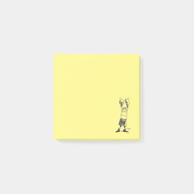 Post-it® Almohadillas de notas amarillas de la caja (Anverso)