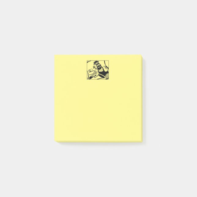 Post-it® Almohadillas de notas amarillas para bicicletas (Anverso)
