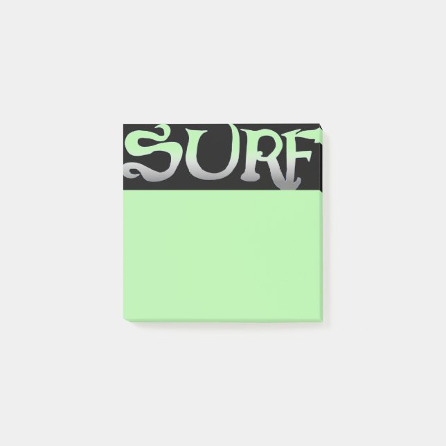 Post-it® Almohadillas de notas de color verde negro (Anverso)