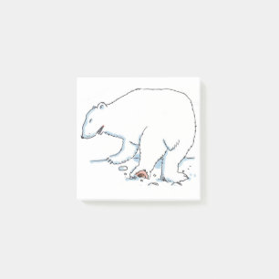 Post-it® Almohadillas de notas de posit-it del oso polar