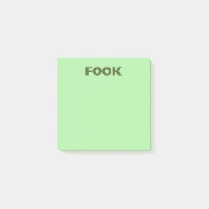 Post-it® Almohadillas de notas verdes de espuma