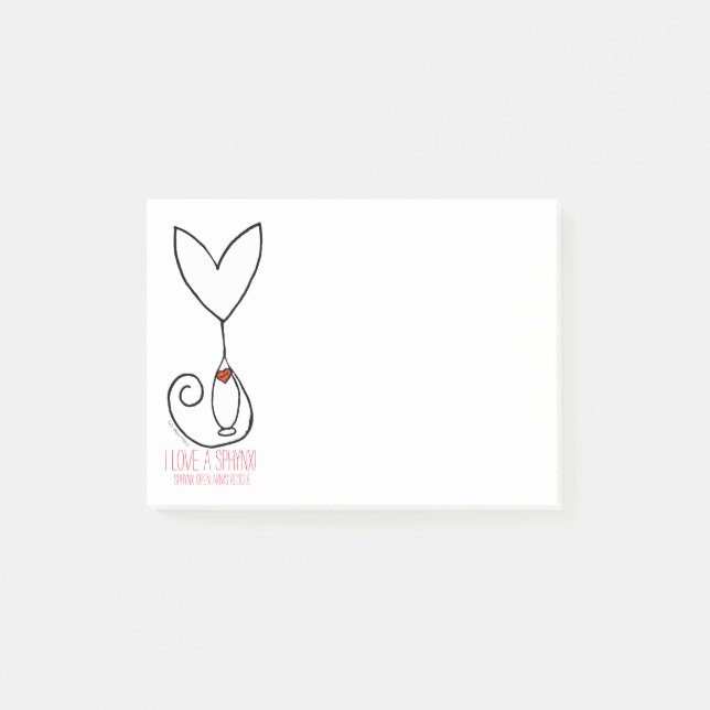Post-it® Amor del ángel I de Sphynx del Tai notas de un (Anverso)