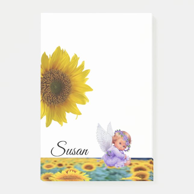 Post-it® Ángel de notas post-it (Anverso)