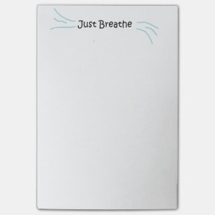 Post-it® "Apenas respire" las notas de post-it