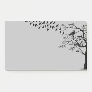 Post-it® Aves negras, las notas pegajosas de Ravens Post-it