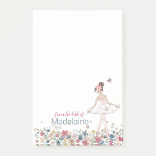 Post-it® Ballet Dancer Floral Notas personales Post-it