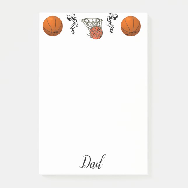 Post-it® Baloncesto de notas Post-it (Anverso)