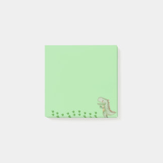 Post-it® Billetes del Green Dinosaur Post, notas pegajosas