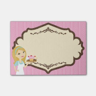Post-it® Blonde Baker Cupcake D12 Notas Adhesivas Bloc 2