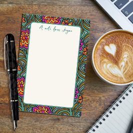 Post-it® Bloque de notas adhesivas grande con borde de arte
