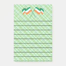 Post-it® Bloques de notas de la bandera irlandesa