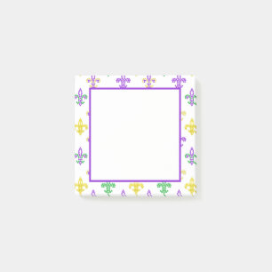 Post-it® Bolas de Flor de Lis - Notas Blancas