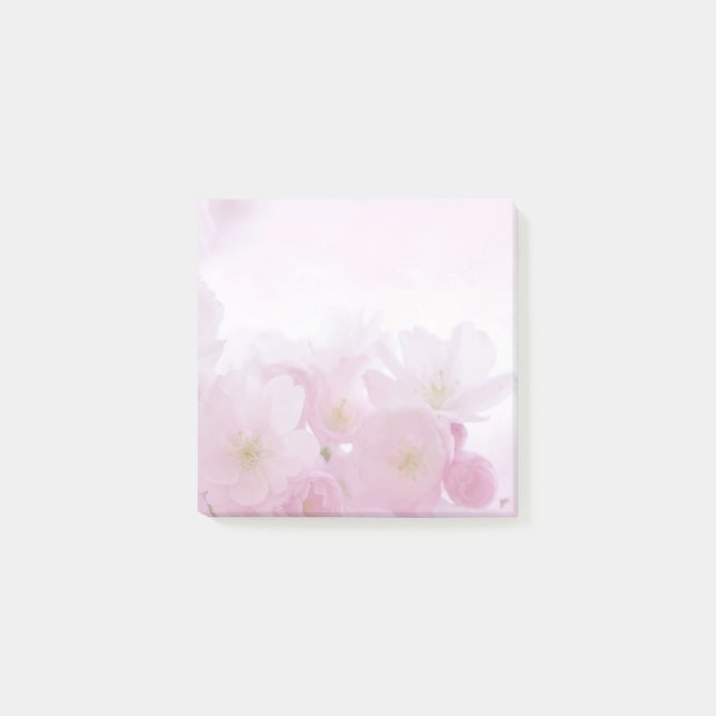 Post-it® Bonito Pink Floral Post Notas (Anverso)