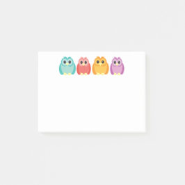 Post-it® Bóveda de notas de búho
