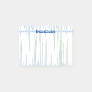 Post-it® Carámbanos Azules Notas Adhesivas Restantes