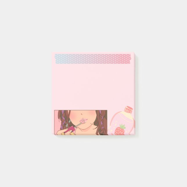 Post-it® Chica Pop 1 Notas Adhesivas (Anverso)
