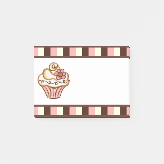 Post-it® Clases Negocio de Cupcakes Notas Adhesivas  (Anverso)