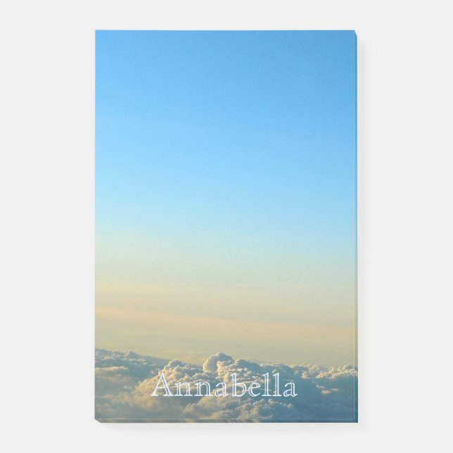 Post-it® Cloud Mountains 4x6 Notas post-it (Anverso)