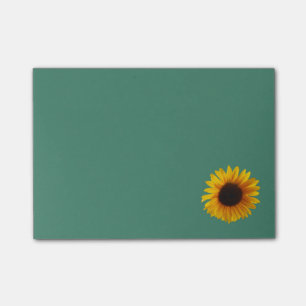 Post-it® Cojín de notas de post-it del girasol (oro) (nota