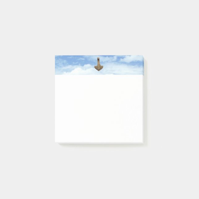Post-it® Colchones de notas blancas de oro Thor Hammer (Anverso)