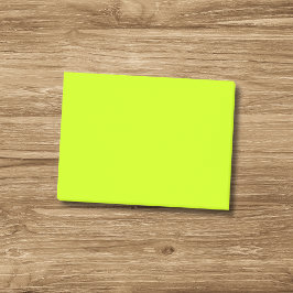 Post-it® Color sólido amarillo neón | Notas clásicas